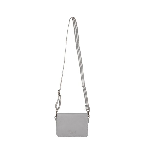 Leather Grey Crossbody Shoulder Bag – Sling Messenger Bag for Work, Daily Use - Picture 10 of 10